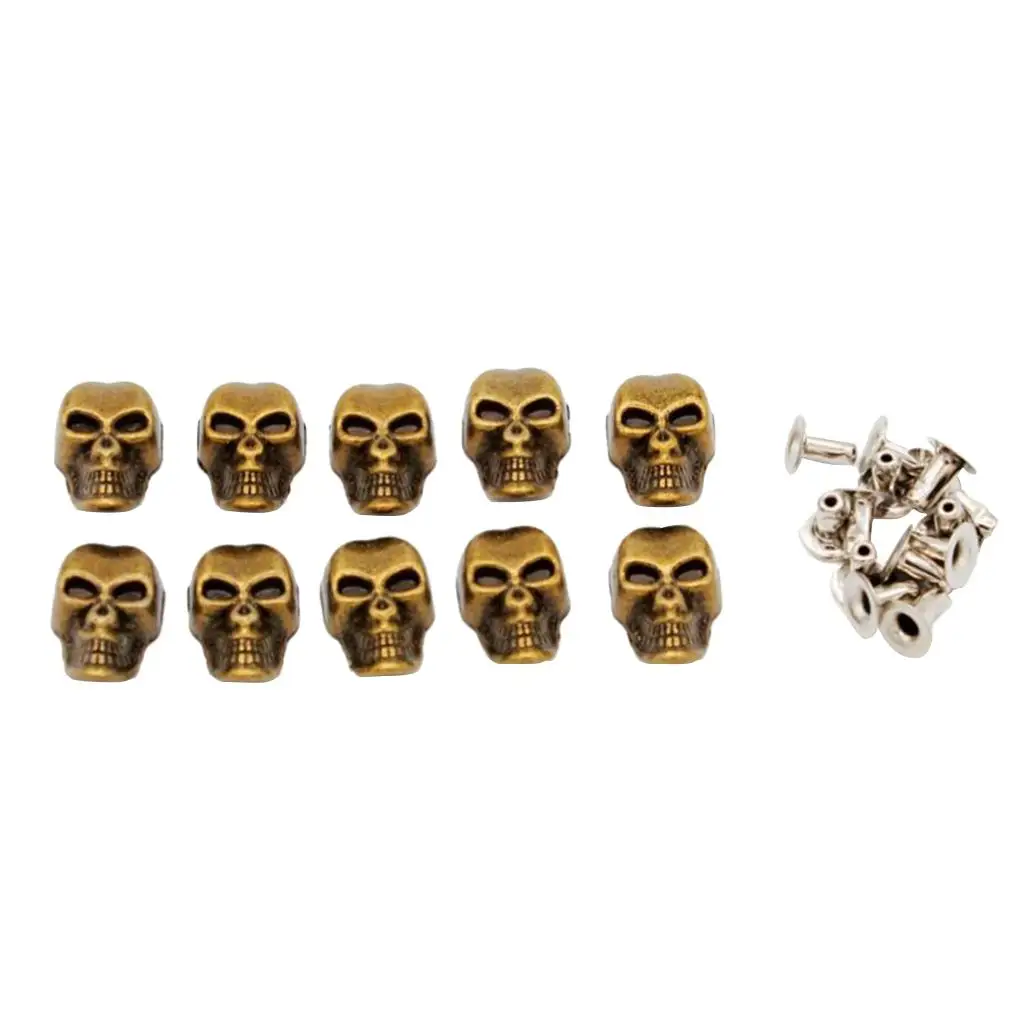 10 / Set Rivets Metal With Pins, 9x16 Mm Decorative Rivets Jewelry For