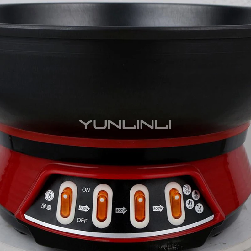 Steam Cooker Pot Household Cookware Cast Iron Electric Pot 220V 5L-6.5L Multi-function Electric Cooker 32cm Caliber 6