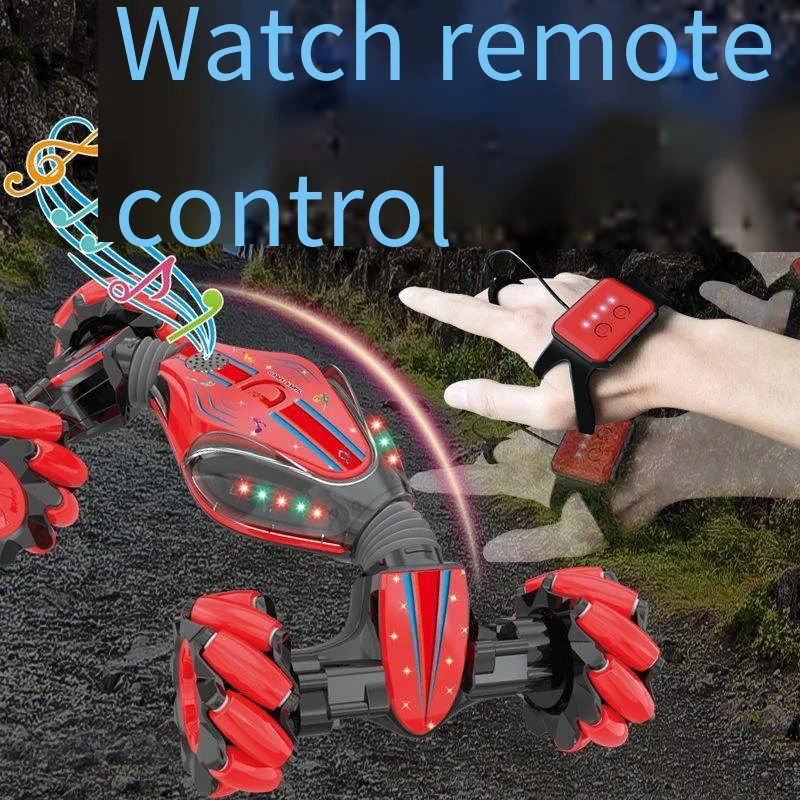 

Hot New Gestures Induction Deformation Car Remote Control Car Stunt One Button Deformation Off-road Car Children RC Car
