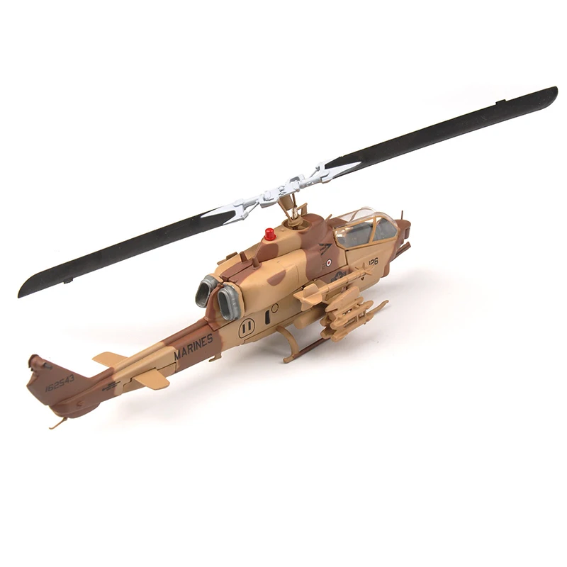 1:72 해병대 AH-1W 슈퍼 코브라 무장 헬리콥터 항공기 모델 IXO 수집 헬리콥터 장난감