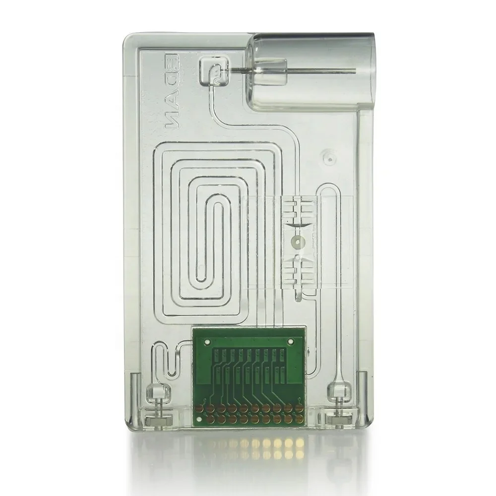

Edan i15 Vet Test Cartridges - BG10 -pH, pCO2, pO2 Na, K, Cl, Ca, Glu, Lac, Hct (100 Cartridges)