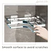No Drill, Thickened Flat Bar Triangle Shelf, Waterproof Rectangle Storage Organizer for Bathroom and Kitchen 6