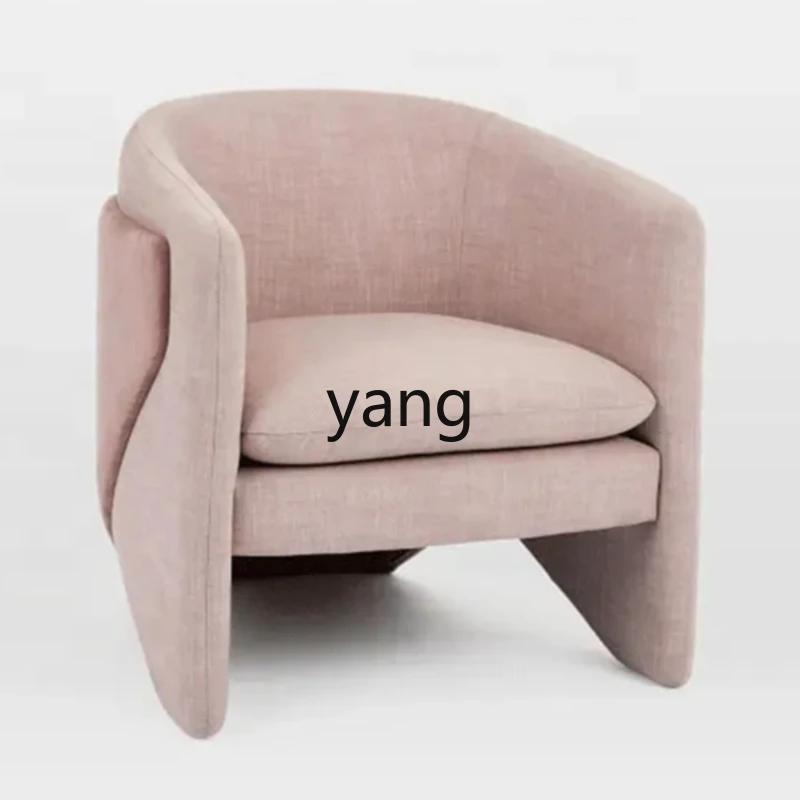 

LMM Modern Minimalist Fabric Couch Designer Model Soft Chair