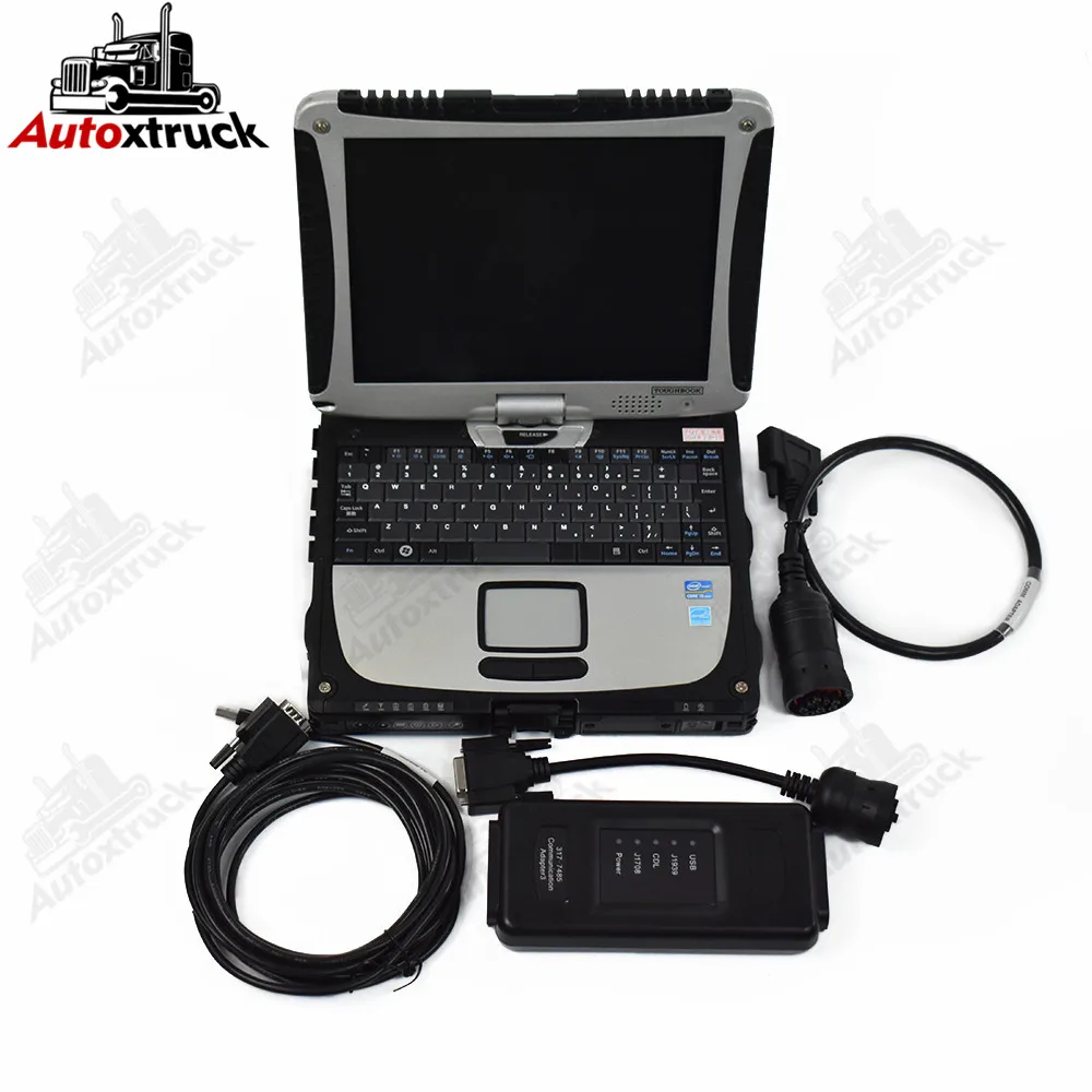 

For ET3 CF19 CF-19 Laptop Electronic Technician Communication Adapter III 317-7485 +2021 ET+SIS truck diagnostic tool