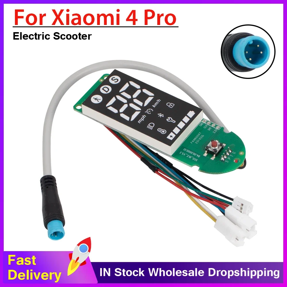 

Панель управления для электроскутера Xiaomi 4 Pro, панель управления для приборной панели, дисплей для Kickscooter, детали Bluetooth