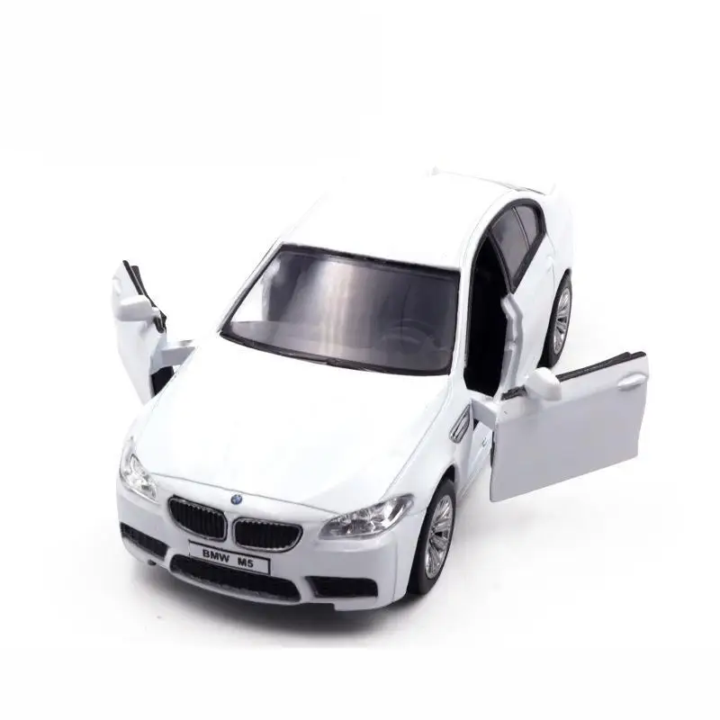 1/36 BMW M5 Sedan Toy Car Model For Children RMZ City Diecast Alloy Metal Miniature Pull Back Collection Gift For Boys Kid 5