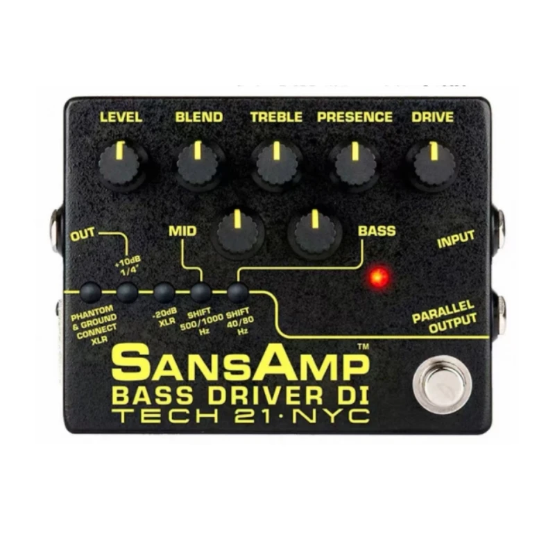 Tech21 SANSAMP BASS Driver DI V2 BSDR Dispositivo de efeito de