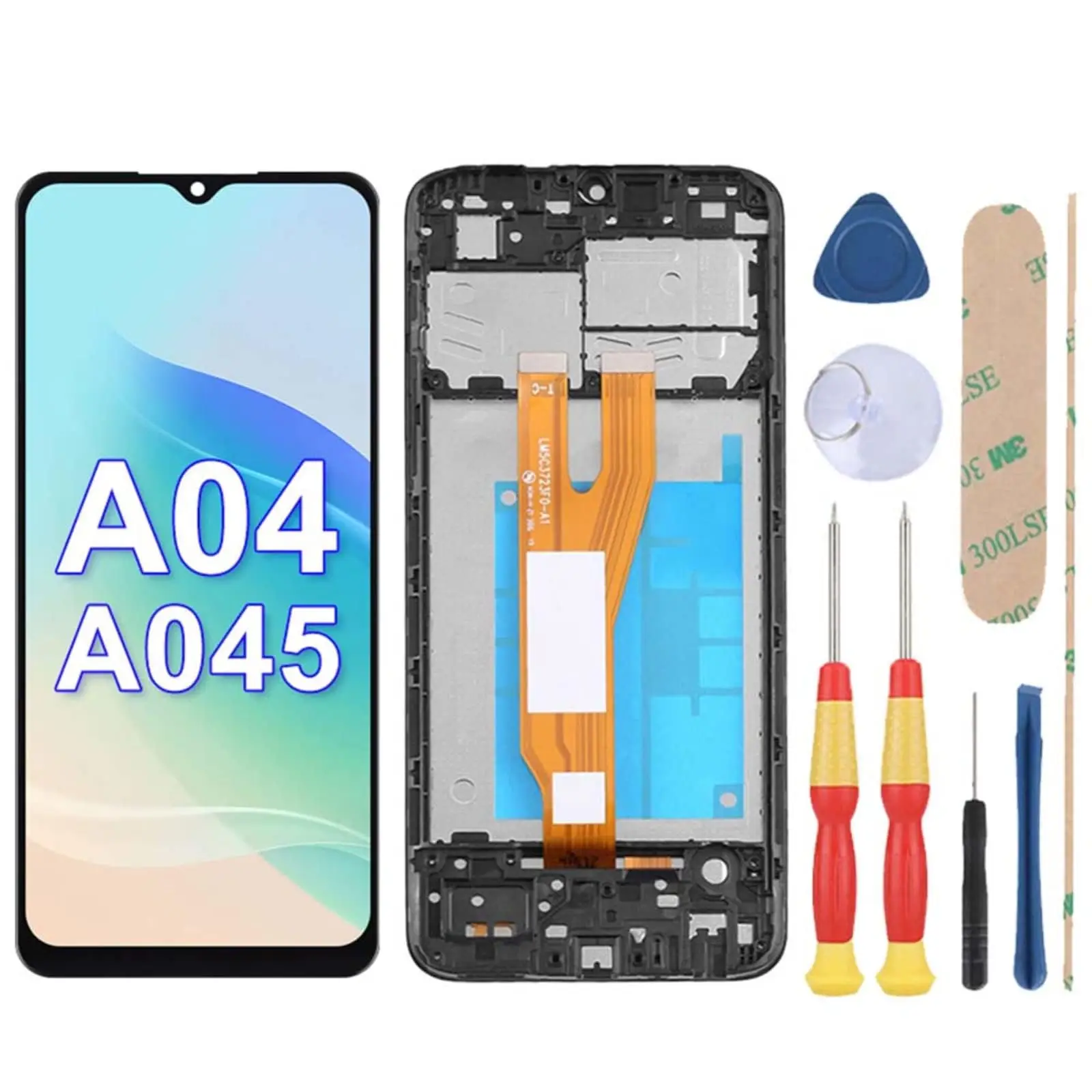 

ЖК-дисплей для Samsung Galaxy A04 A045F A045FDS, запасные части для ремонта, сенсорный экран с дигитайзером в сборе, замена нового экрана