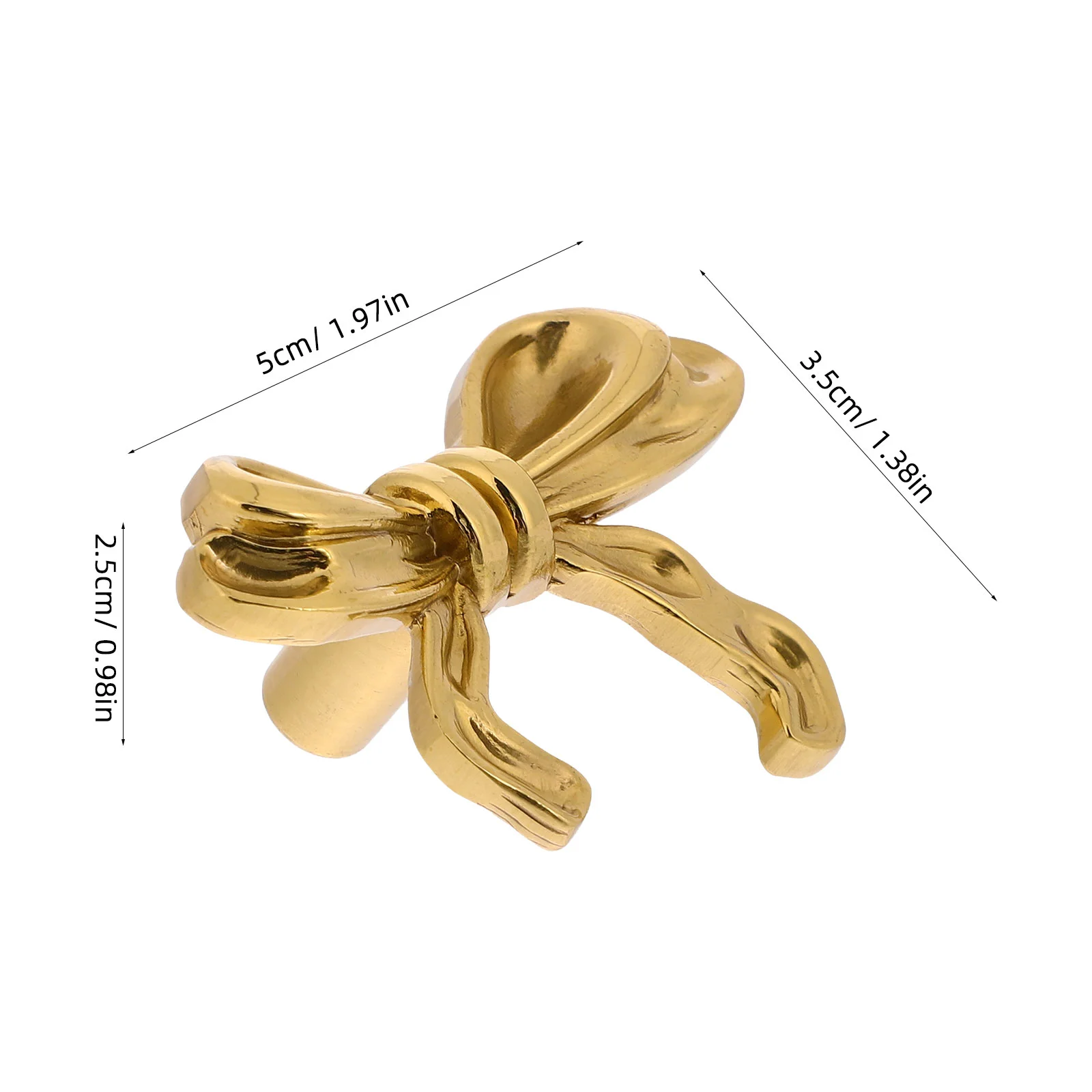 Bow Handle Decorative Cabinet Knobs Handles for Wardrobe Door Drawer Cabinets Kitchen Room Gold furniture handles kitchen door handles ball lever knob
