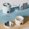 2.0L Electric Rice Cooker Cooking Pot Mini Multicooker Lunch Box Rice Cookers Hotpot Non-stick Electric Skillet Food Steamer 6