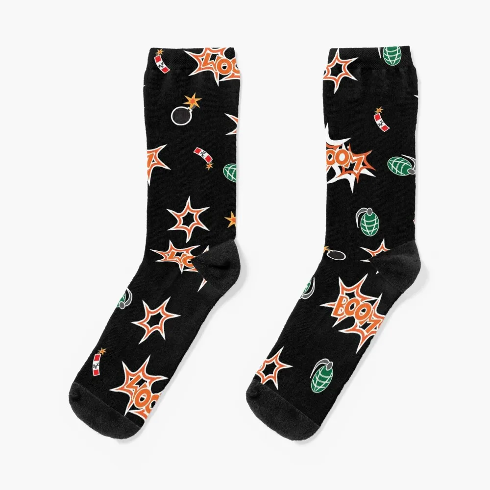 Boom Print Socks anime cycling Socks Man Women's