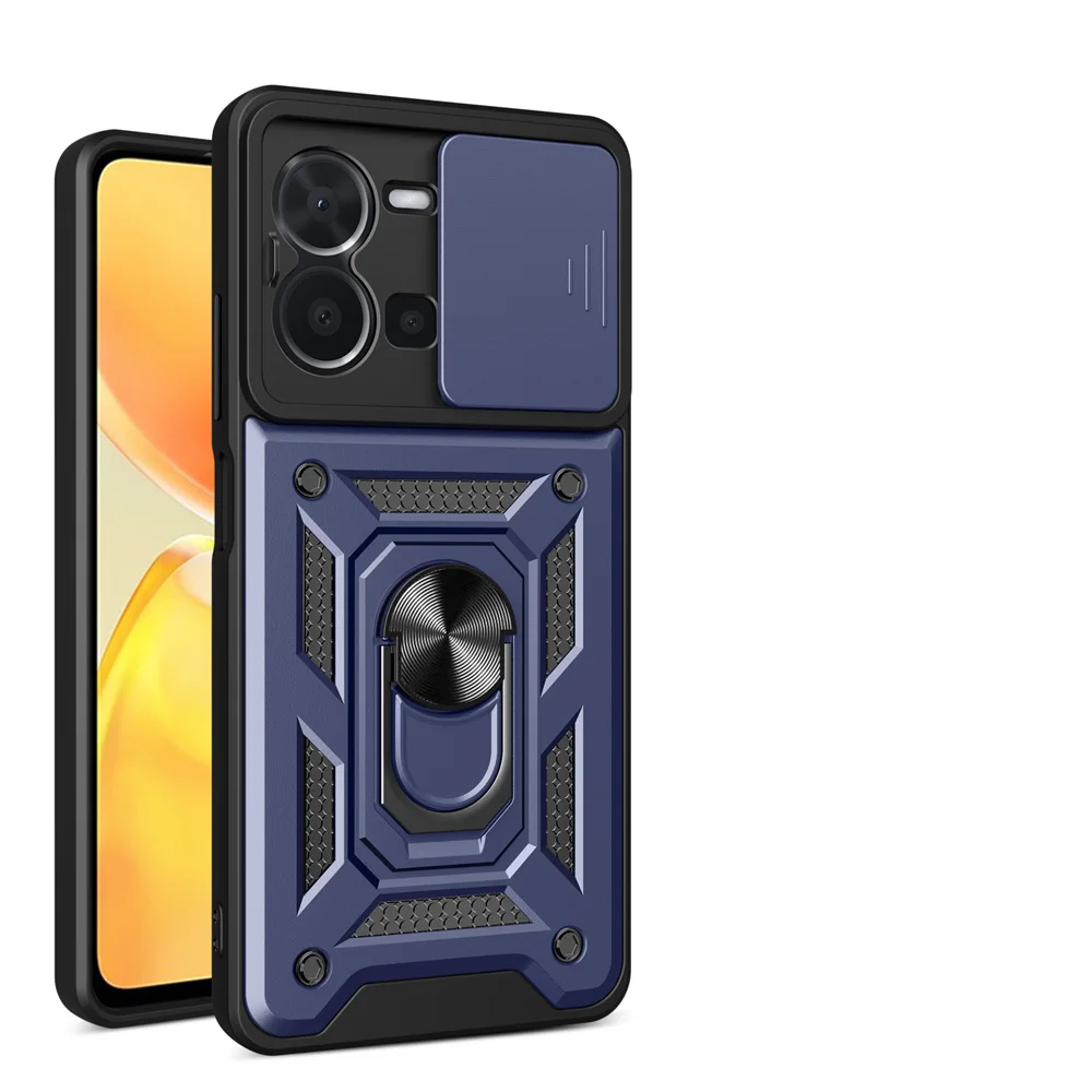 Rüstungshülle für Vivo Y28s Y18 Y18e Y28 Y03 Y02 Y17S Y27 Y16 Y29 Y31 Y35 Y36 Y38 Y39 Y55 Y76 4G 5G Abdeckung Schieberkamera stoßfest – Detail 2
