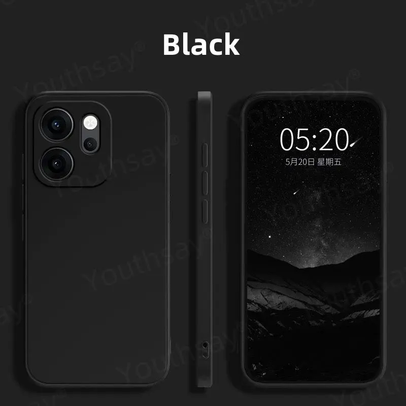 Original Liquid Silicone Soft TPU Phone Bumper Case Cover
