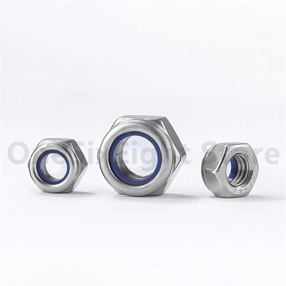 

Lock Nuts Reverse Thread Nylon Insert Nuts A2 304 Stainless Steel M5 M6M8M10M12