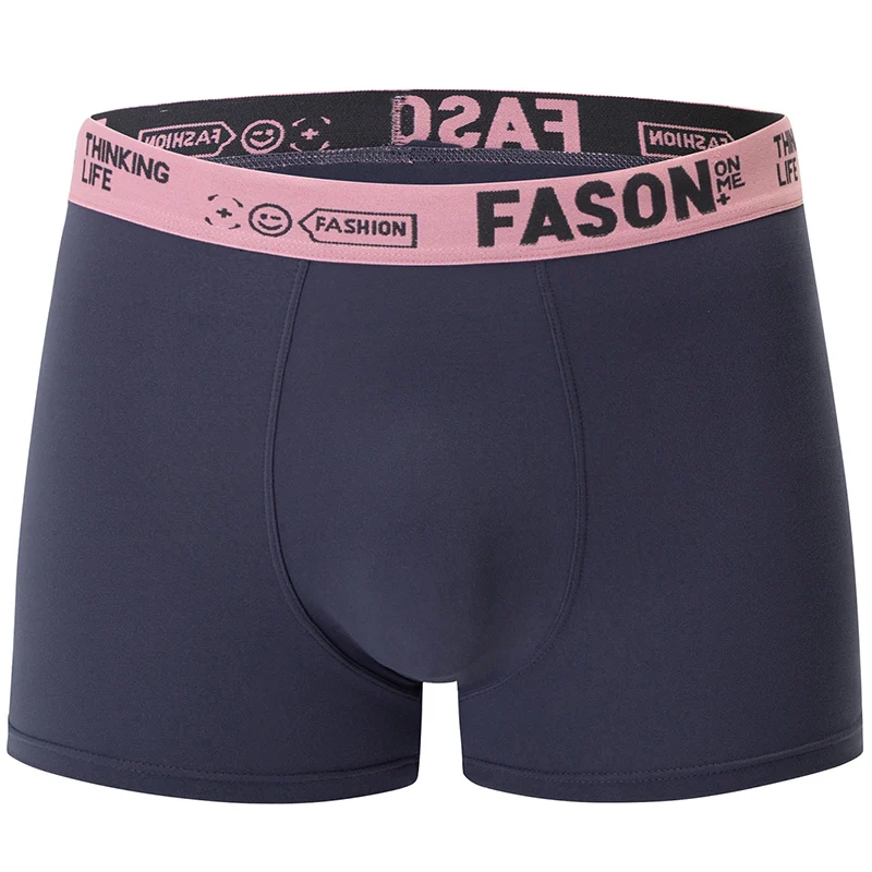 4/10 Pack Men's And Teenagers' Simple And Fashionable Boyshort Casual Joker Elastic Waist Shorts Multi-size Mixed Color Underwea 5