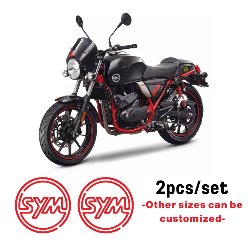 For SYM Logo Motorcycle Reflective Emblem Sticker for Sanyang Motor Maxsym Tl500 SYM Cruisym 300 FNX150 JoymaxZ 300 FIDDLE for sym logo motorcycle reflective emblem sticker for sanyang motor maxsym tl500 sym cruisym 300 fnx150 joymaxz 300 fiddle