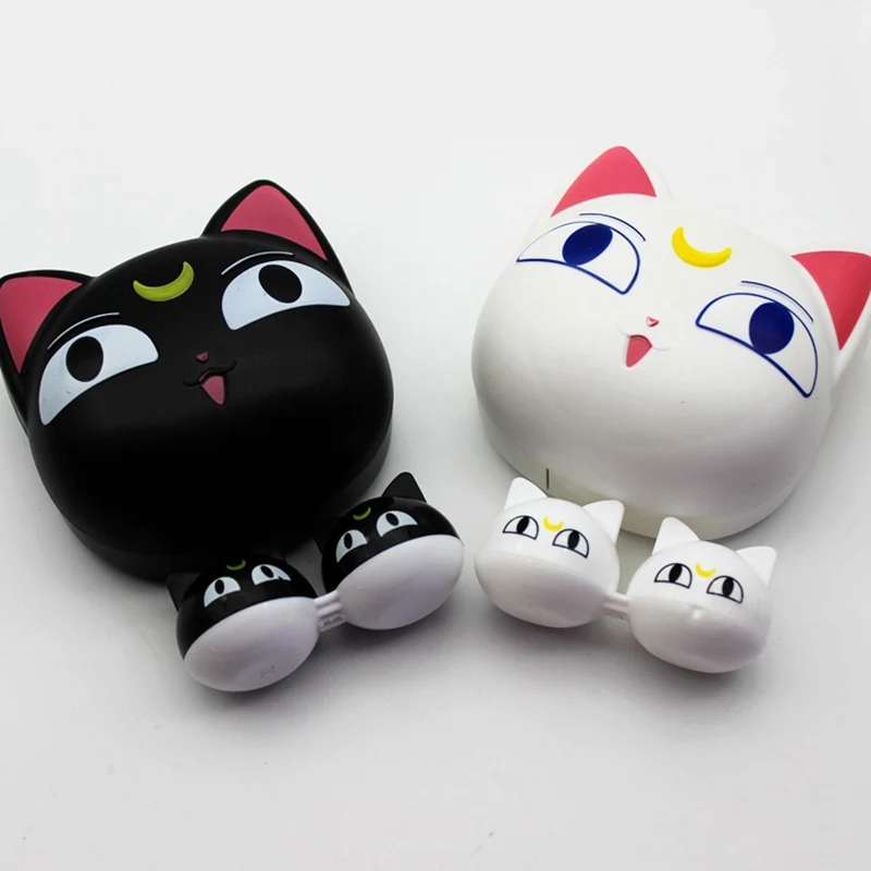 CuteCatContactLensCasewithMirrorContactLensesBoxforManand