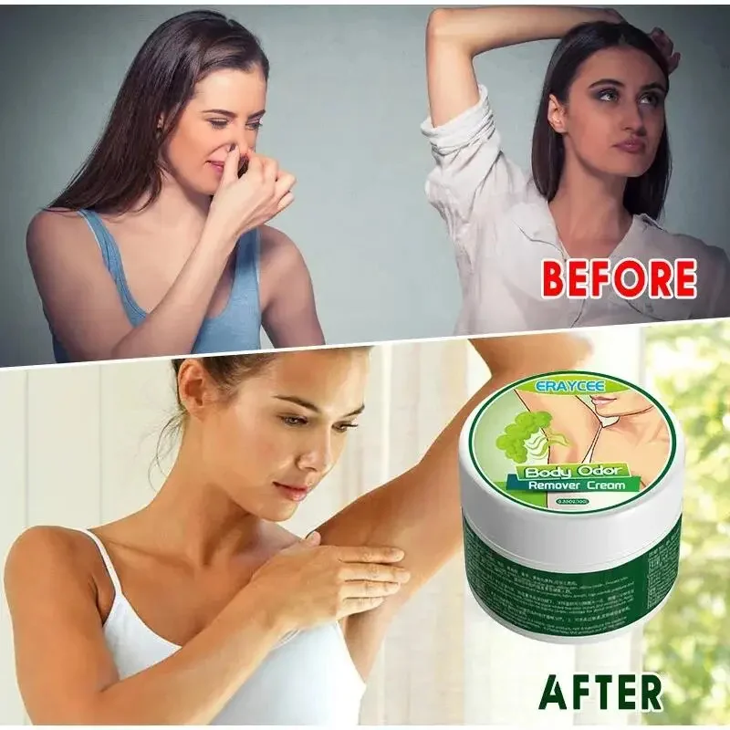 Deodorant Cream Underarm Deodorant Body Odor Remove Cream Underarm Bad Smell Sweating Removal Armpit Refreshing Antiperspirant Lasting Aroma Deodorant Body Care