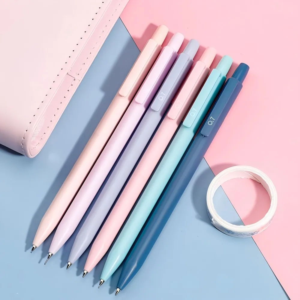 Cute Mechanical Pencil Set, 6PCS Pastel Mechanical Pencils 0.5 & 0.7mm,Aesthetic pencils for Girl Boy, Back to School Supplies 2