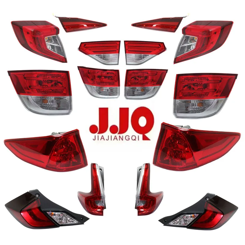 

JJQ Auto Lighting System Driving Car Rear tail Light For Honda Fit ODYSSEY CR-V CIVIC 2016 17 18