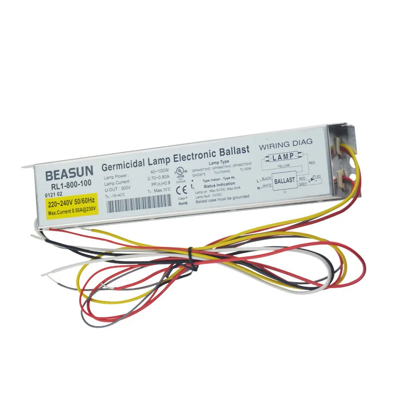 Electronic Ballast UV germicidal lamp 80W-100W 120W water treatment dedicated electronic ballast RL1-800-100