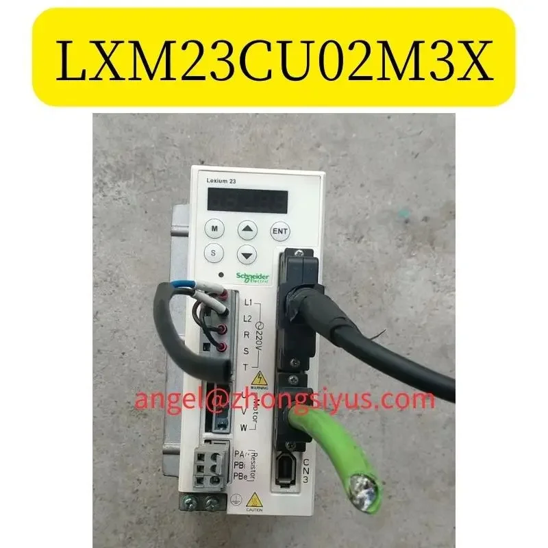 LXM23CU02M3X Used servo drive 200kW running function OK