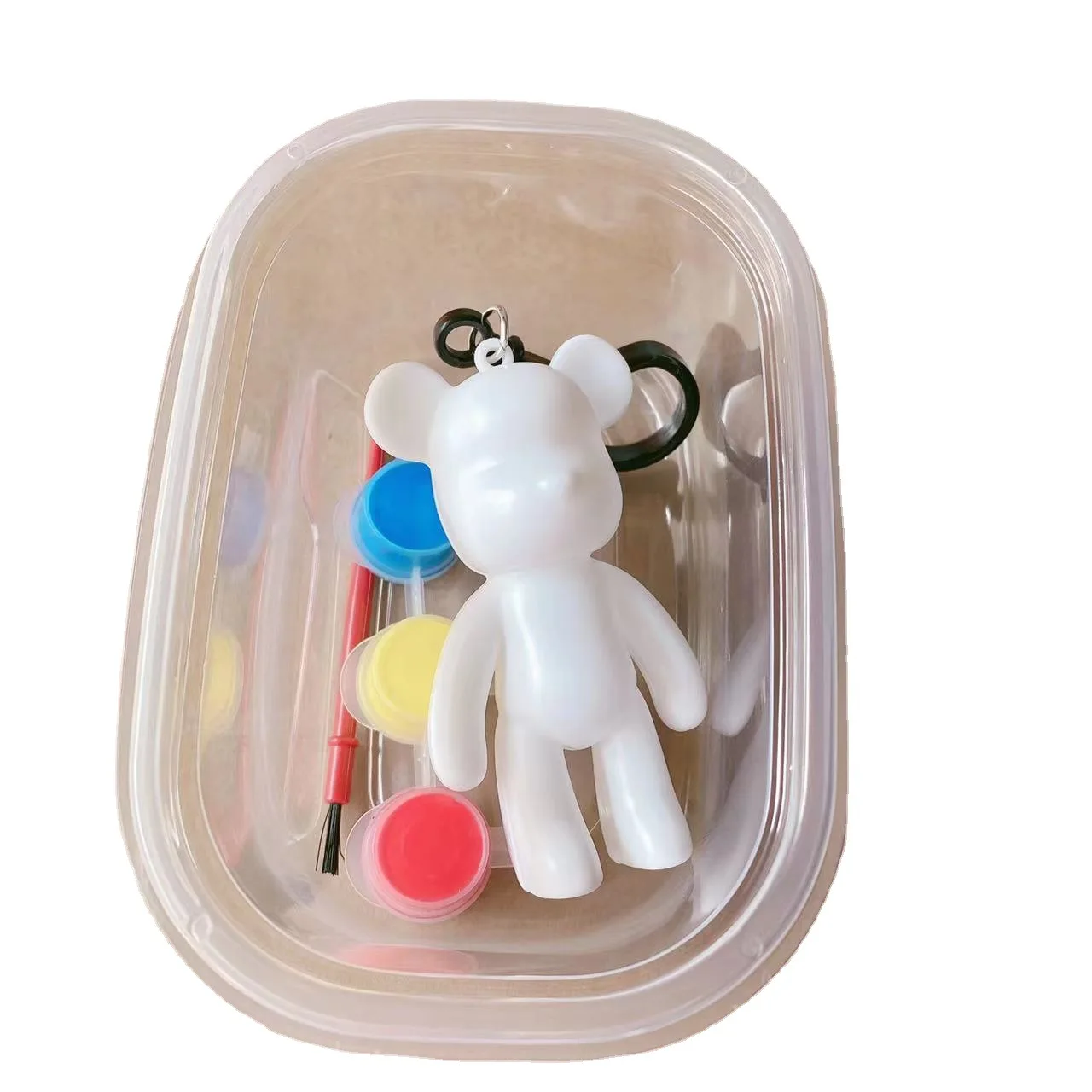 8Cm 1 Pz 100% Bearbrick Set Fatto A Mano Orso Cupo Popobe Bianco Vuoto Stampo Vinly Giocattoli Bearbrick Per Bambino Fai Da Te Dipinto Medicom Giocatt