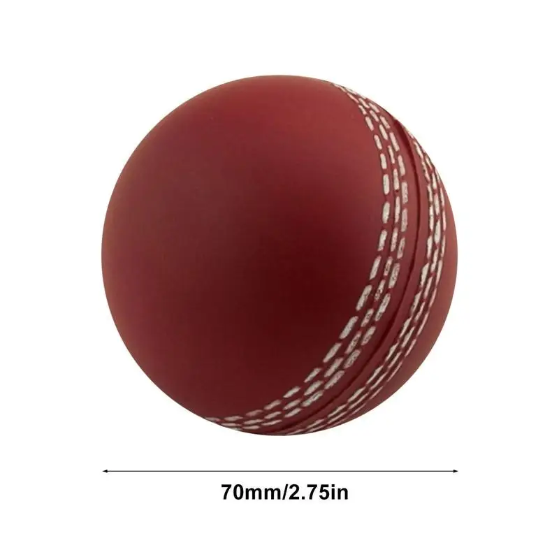Cricket Ball 3pcs Cricket Ball PU Training Balls Sports Wind Swinging Bouncing Spining Cricket Balls Practice Portable Training