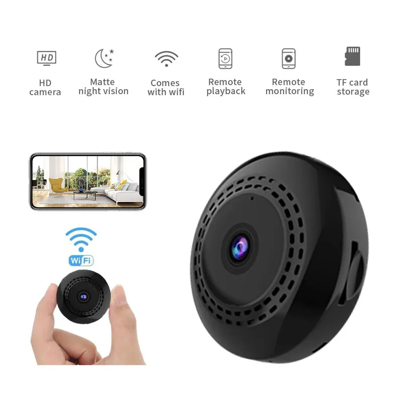 Mini WIFI Security Surveillance Cameras DVR IP Cam Action Smart Home Sports Camcorder HD Night Vision Monitor Voice Recorder