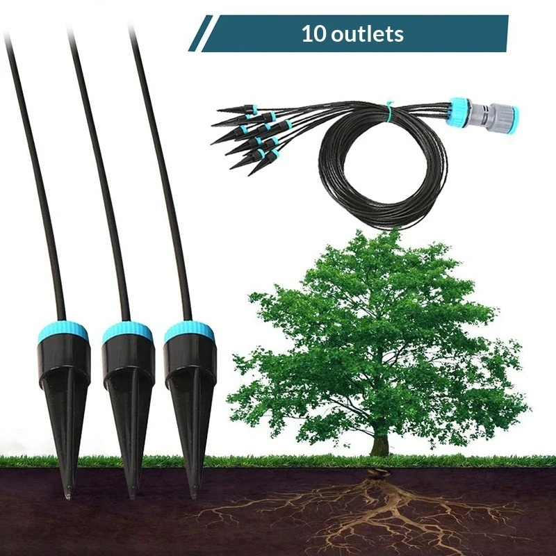 Cross-Border10Drip irrigation kit for watering flowers, lazy person's watering tool, home drip irrigation for succulent plants a - 2