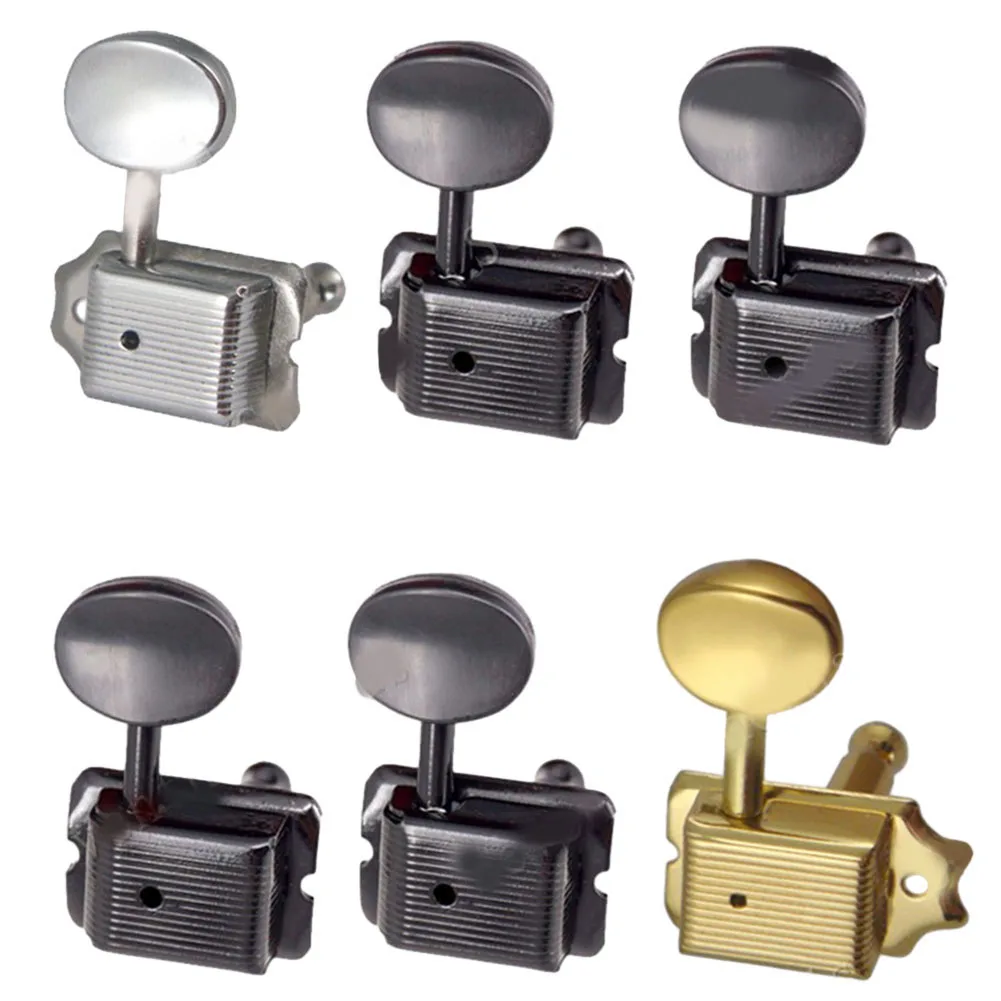 

6pcs Guitar Machine Heads Tuning Pegs Tuner Machine Heads Open-Hole Parts For ST And TL Electric Guitar Basses Accessories