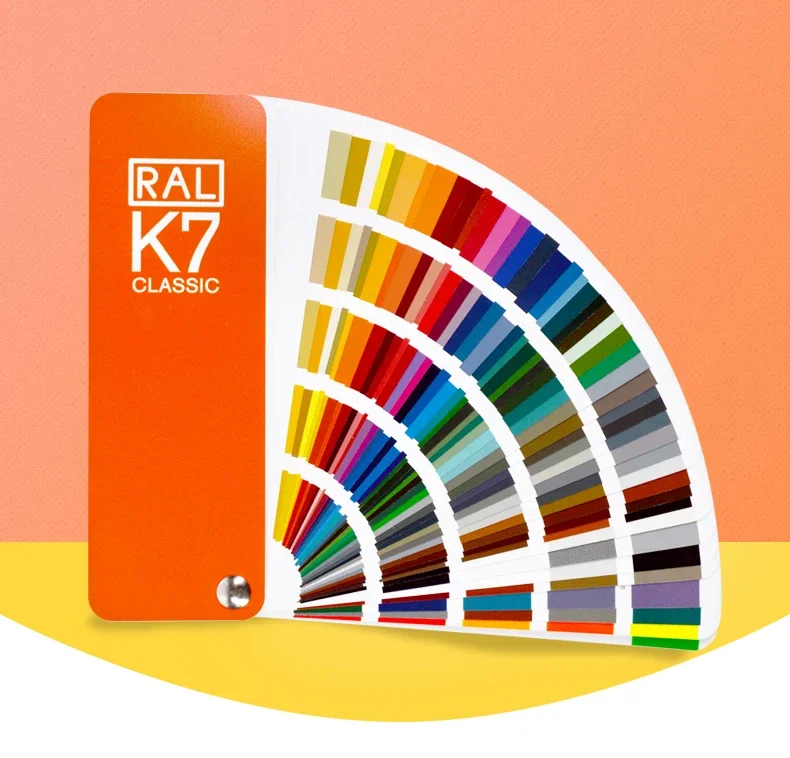 Tarjeta de color Original de Alemania RAL K7, carta de colores estándar internacional para pintura, 213 colores, con caja de regalo