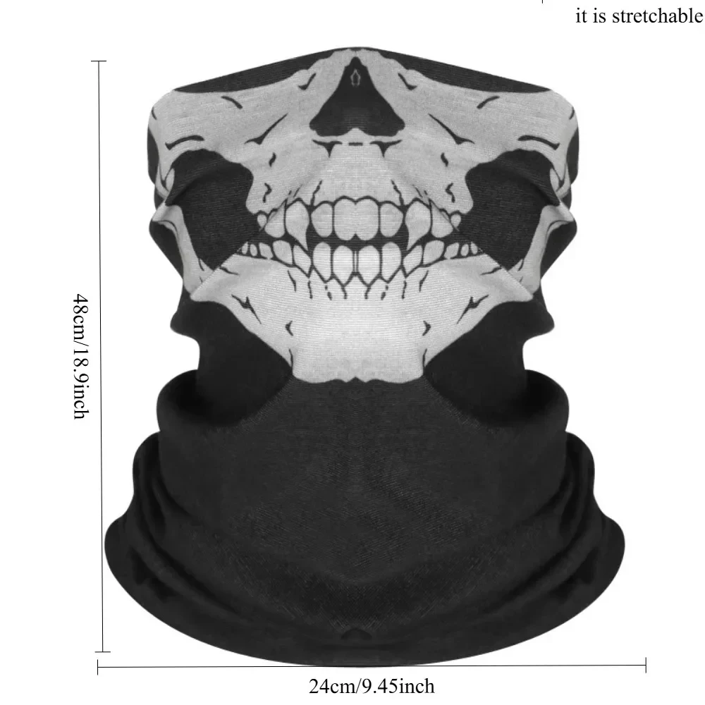 Description Picture 5 of itemBicycle Helmet Hood Bandana Breathable Windproof Skull Men Balaclava Ski Mask Cycling Caps Snowboard Face Cover Camping Scarf