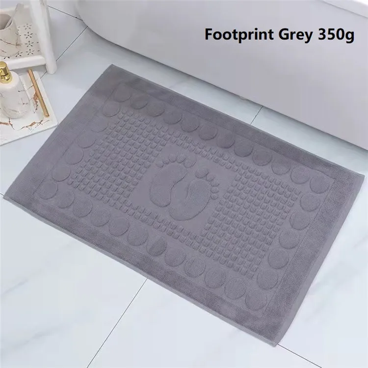 Fußabdruck Baumwoll-Heim-Hotel-Boden handtuch, Ameisen-Slip, Spa-Schönheits-Bade matte für Badezimmer, Toilette Badewannen unterlage, saugfähige Boden matte – Detail 18