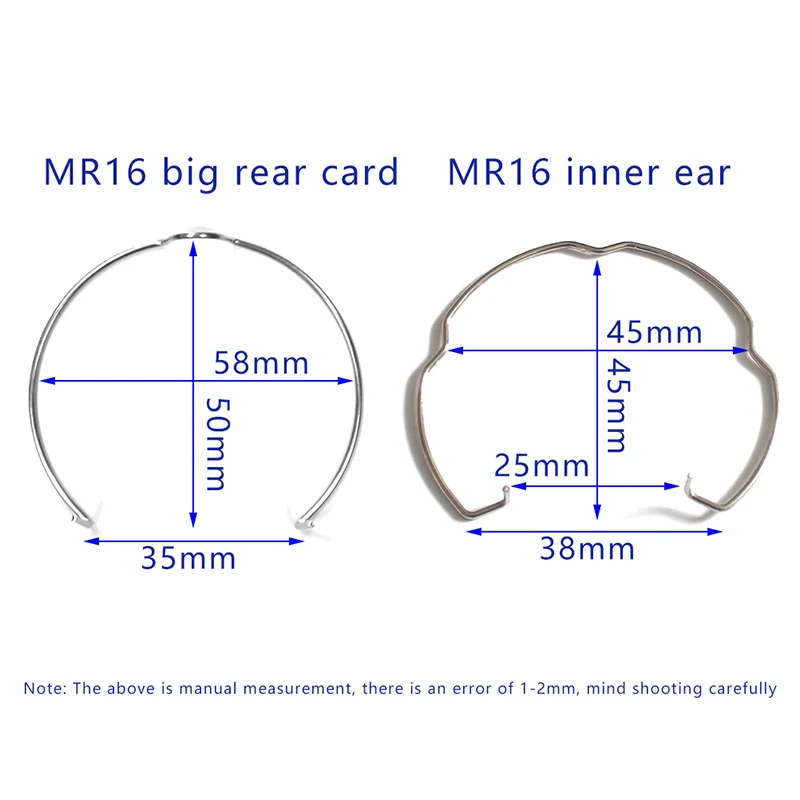 Light Cup Bracket Card Ring Downlight Spotlight Spring Lamp MR16 MR11 Retaining Spring Clip Lighting Accessories Fixed Clip led strip clips phosphor bronze spring stage light clamp
