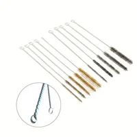 5/10pcs 6-15mm Stainless Steel Cylinder Wire Tube Cleaning Brush Thread Wire Copper Bore Brushes For Polishing Cleaning 1
