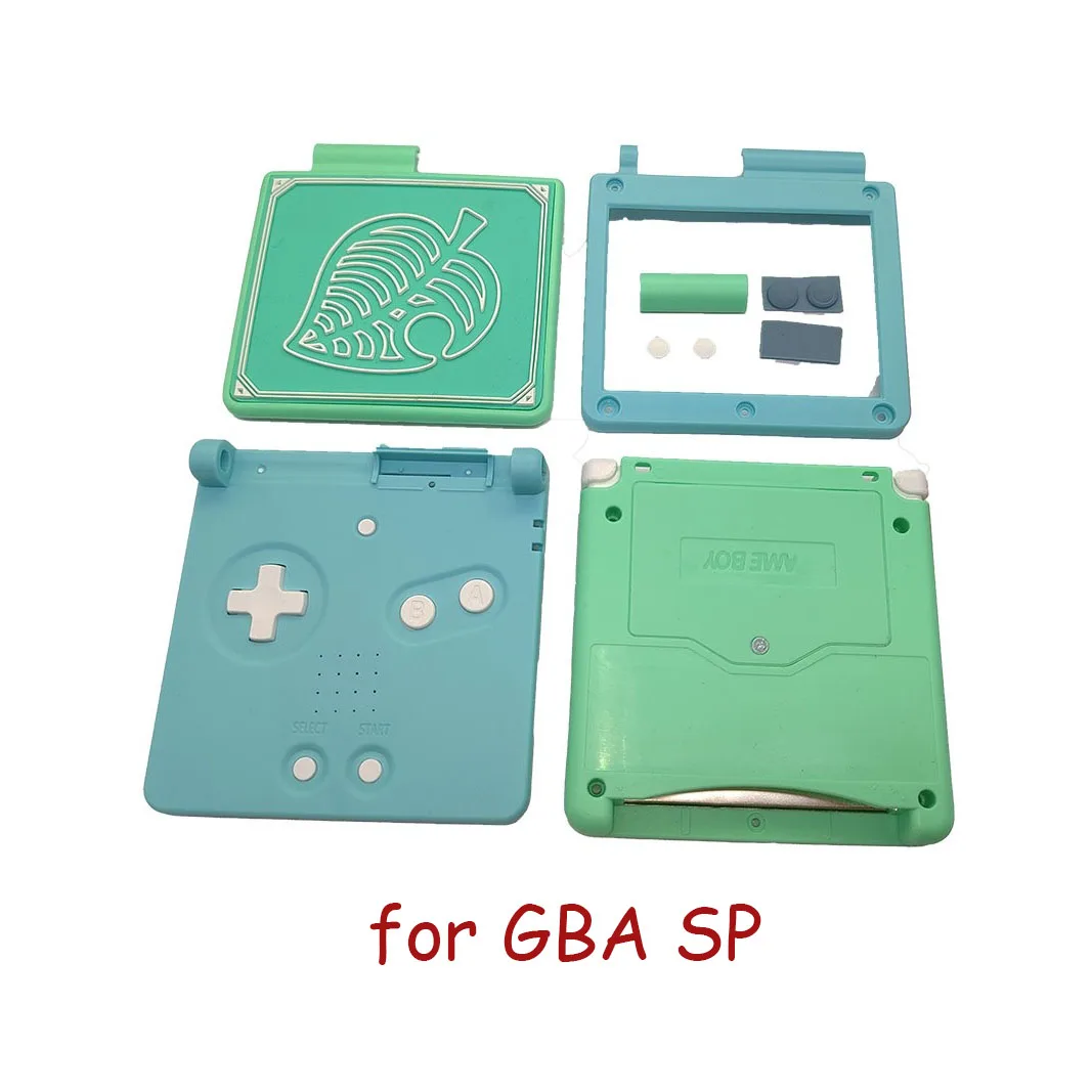 Riparazione Per Gameboy Advance Sp Shell Case Per Gba Sp Console Di Gioco Shell Sostituzione Fai Da Te Shell Leaves Theme Style Shell