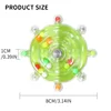Interactive Bird Cage Toy for Parrots,Rotating Treat Dispenser,Durable Plastic,With Beak Grinding Teeth,for Mental Stimulation 5