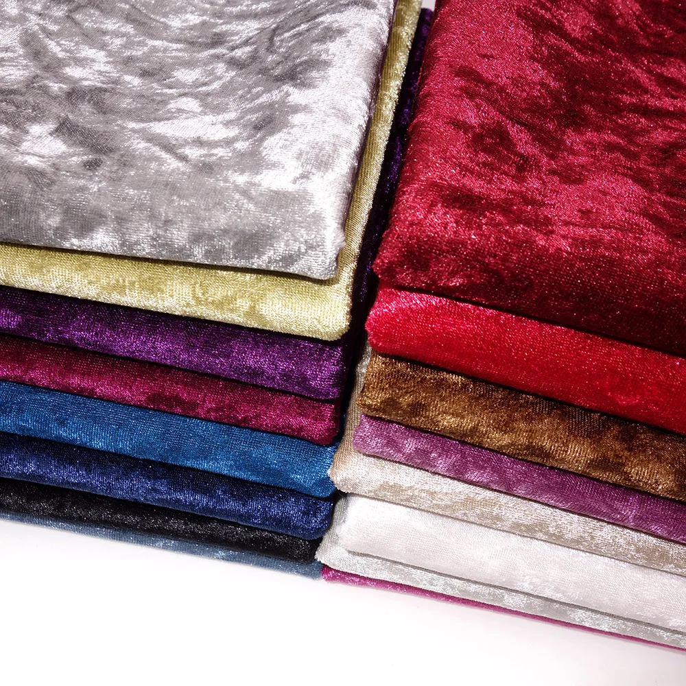 LUX Velvet Fabric Super Soft Strong Velour Material Home Decor