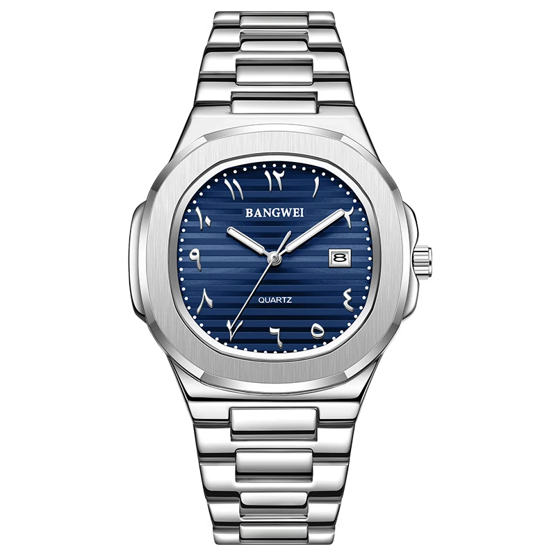 LIGE BANGWEI Luxury Men's Luminous Waterproof Sports Watch