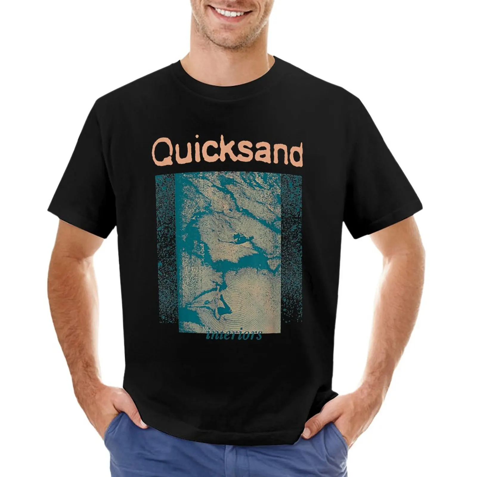 

Quicksand - Interiors - Official Merchandise T-Shirt T-Shirt anime clothes oversizeds clothes for men