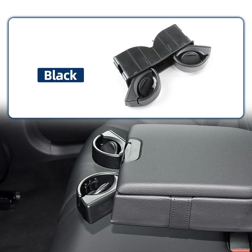 메르세데스 벤츠 A/B/C/E/GLA/GLB/GLC/GLE/GLS/CLS/EQC W205 W253 W213 W222 블랙 차량용 뒷좌석 팔걸이 삽입형 음료 컵 홀더