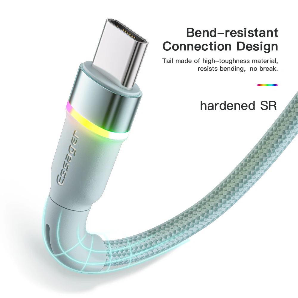 USB Type C Cable 3A Fast Charger For Xiaomi Huawei Redmi Mate Samsung