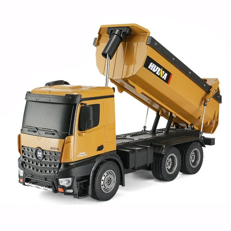 Huina 573 Large Dump Truck Alloy Huina La Earth Truck Remote Control Engineering Vehicle Charging Car Children Toy Birthday Gift 2