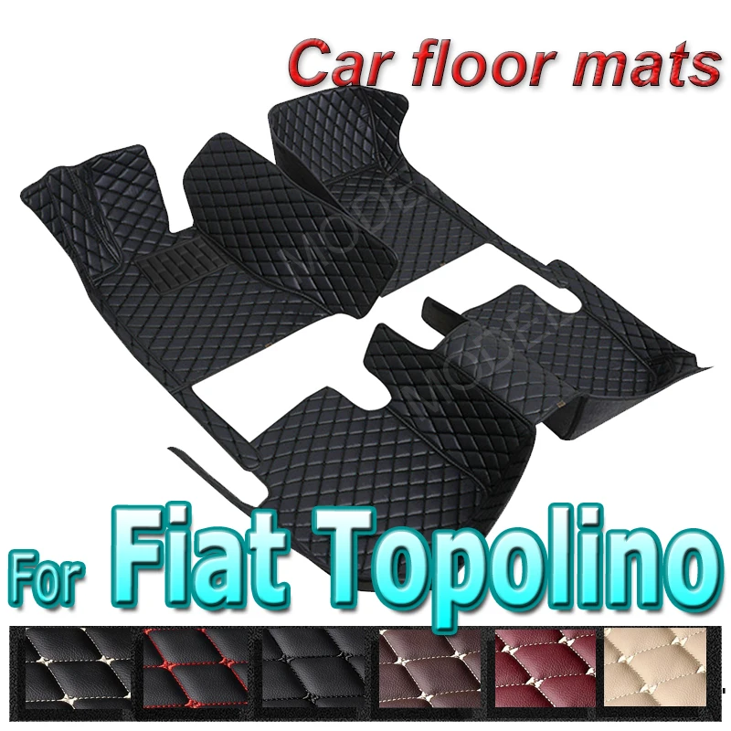 

Car Floor Mats For Fiat Topolino 500 2012 2011 Auto Interiors Accessories Styling Custom Foot Rugs Products Replacement Parts
