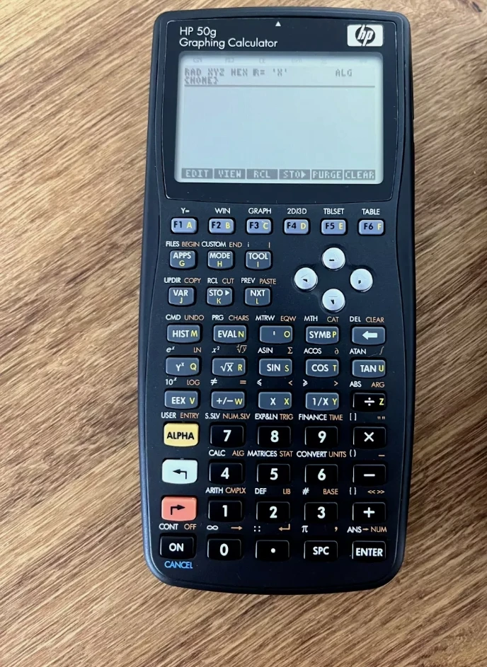 HP 50g  F2229AA Graphing Calculator Infrared Port RS232 Port SD Card Slot  for Surveying / Engineering / Math / Computer Science