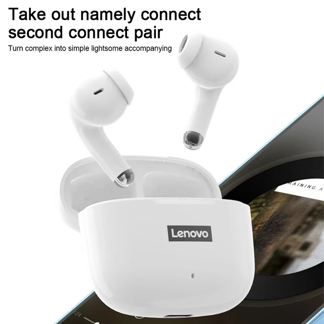 333-95329c.jpg Lenovo – ecouteur sans fil Bluetooth 5.1, oreillettes de sport étanches, avec Microphone, musique, TWS, LP40 Pro