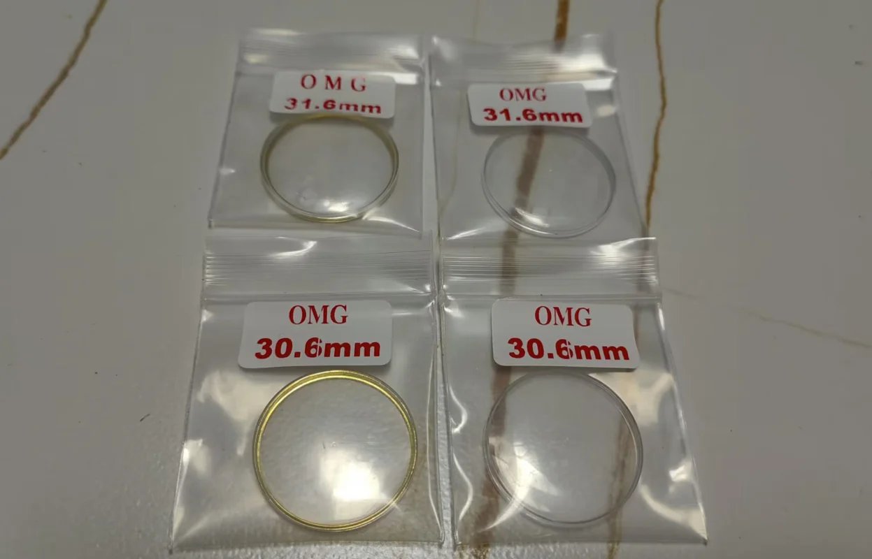 

Прозрачные Универсальные Акриловые часы OMG стандартного размера 30,6/31,6 мм, стекло Sea Master