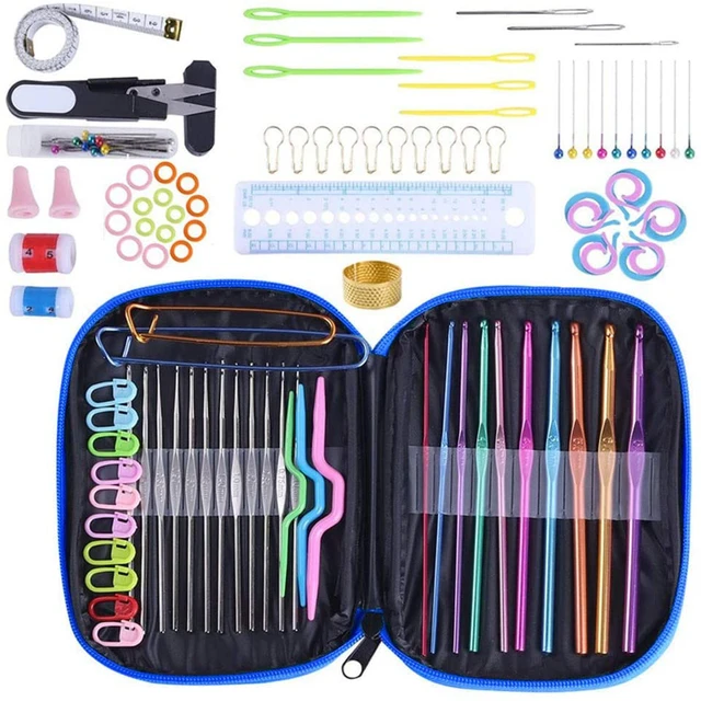 36 Styles Crochet Hooks Set Knitting With Yarn Weave Knitting Needles Hook  Kit Sewing Tools Gauge Scissors Knit With Storage Bag - Sewing Tools &  Accessory - AliExpress