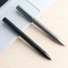 Metal Ballpoint Pen Retractable Signature Pen Crest Style Metal Housing Black Blue Ink Medium Point 0.7mm Color Black Grey 3